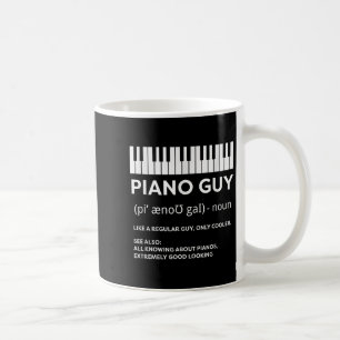 Mug Piano Guy Chemise Pianiste Man Joueur Clavier Drôl