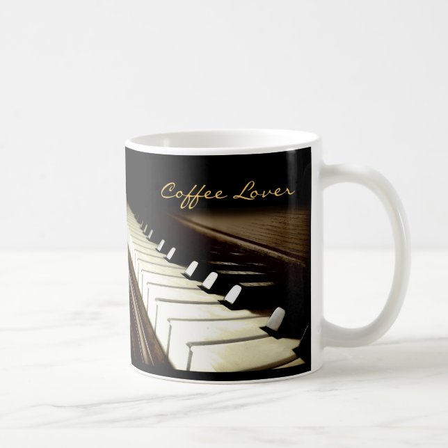 Mug PIANO KEYS Mug-Amateur de musique (Droite)