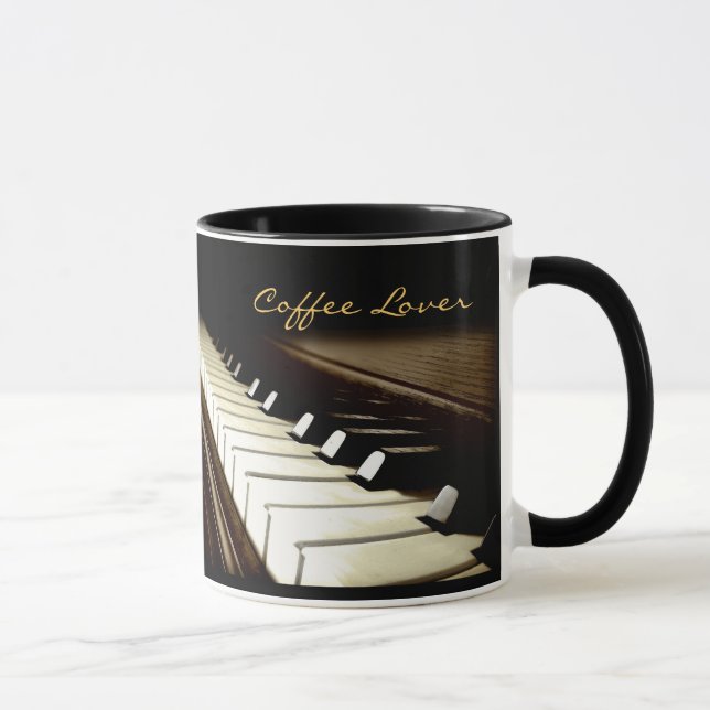 Mug PIANO KEYS Mug-Amateur de musique (Droite)