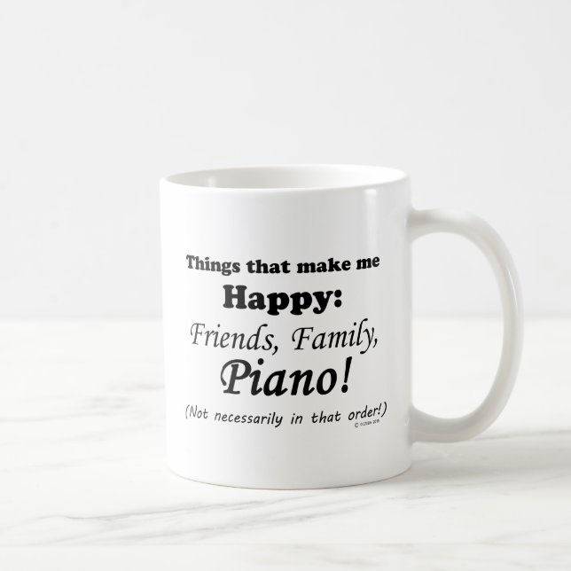 Mug Piano Me Rend Heureux (Droite)