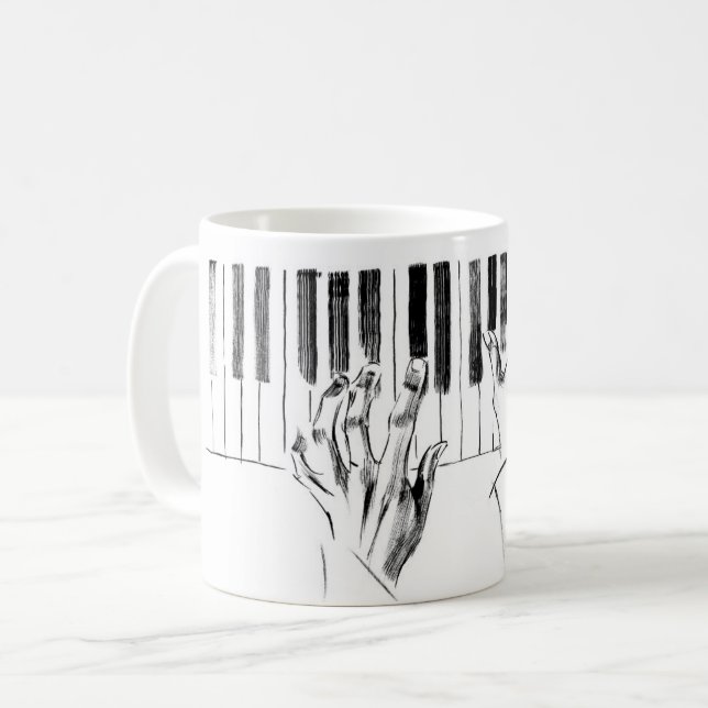 Mug Piano music (Devant gauche)
