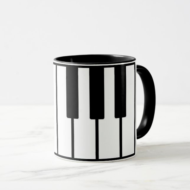 Mug Piano music (Devant droit)