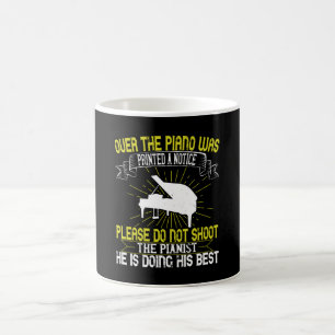 Mug Piano - N'abattez pas le pianiste