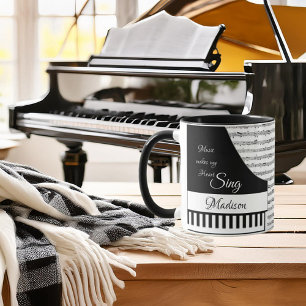 Mug Piano personnalisé
