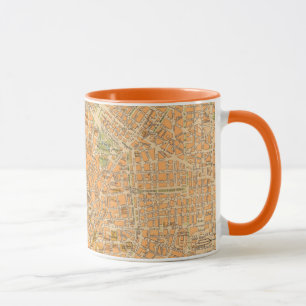 Mug Pianta di Milano - Carte de Milan, Italie