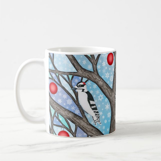Mug Pic-de-bois dans le vitrail de Noël (Gauche)
