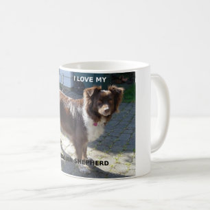 Mug PIC rouge de l'amour W de berger australien tri