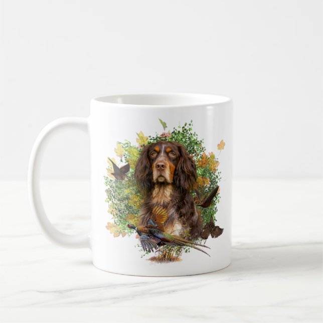 Mug Picardy Spaniel, Saison de chasse (Gauche)