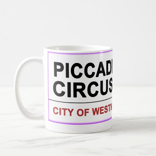 Mug Piccadilly Circus Londres (Gauche)