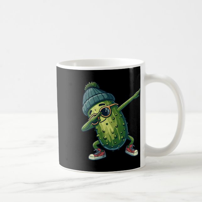 Mug Pickle Concomber Funny National Pickle Day Dabbing (Droite)