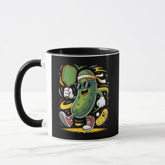 Mug Pickle Jouant au Pickleball (Gauche)