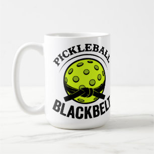 Mug Pickleball Blackbelt - Funky Pickleball Master