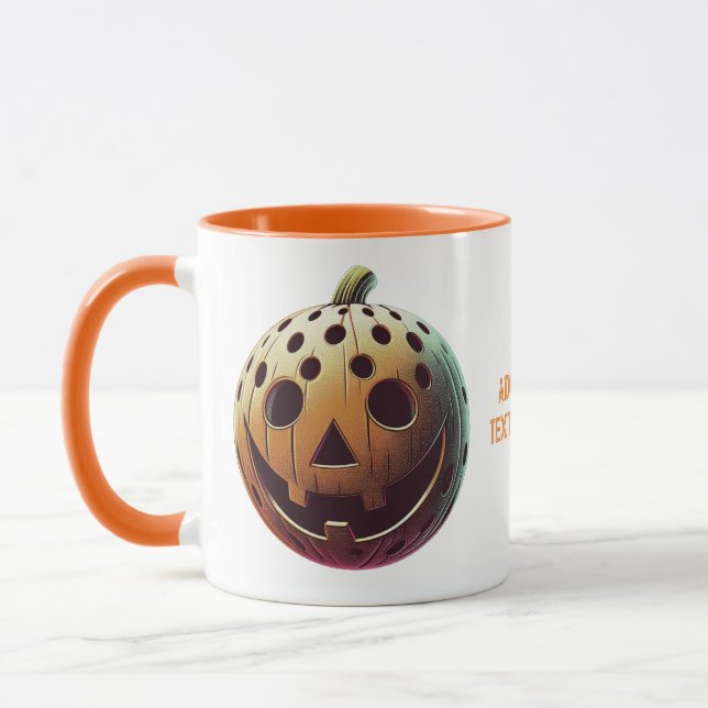 Mug Pickleball Citrouille Pickleballer Halloween cadea (Gauche)