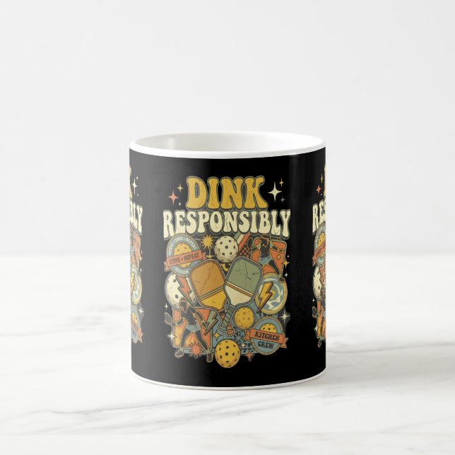 Mug Pickleball Dink Responsibly Paddle Player (Centre)
