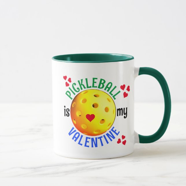Mug PICKLEBALL Est Mon Valentin (Droite)