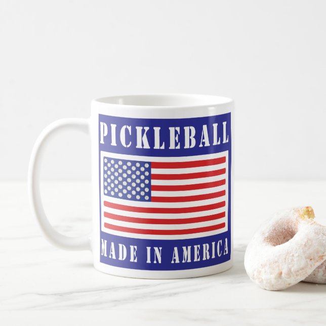 MUG PICKLEBALL - FABRIQUÉ EN AMÉRIQUE (Avec donut)