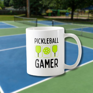 Mug Pickleball Gamer Paddles et Ball