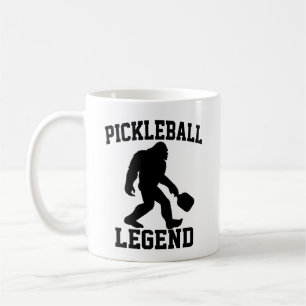 Mug Pickleball Legend Funny Bigfoot