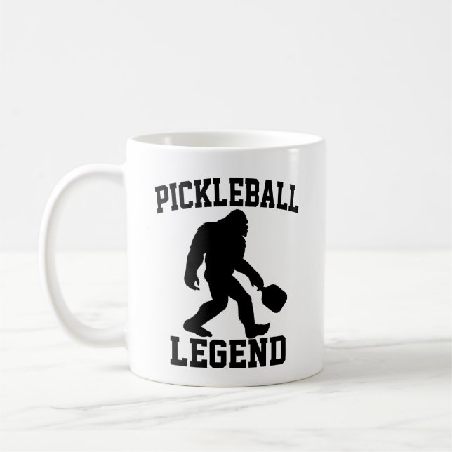 Mug Pickleball Legend Funny Bigfoot (Gauche)