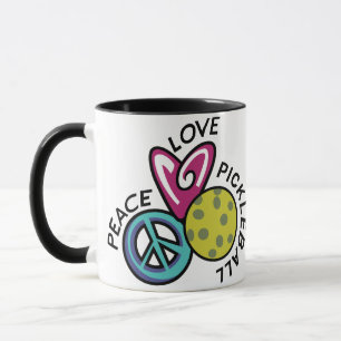 Mug Pickleball Peace Love