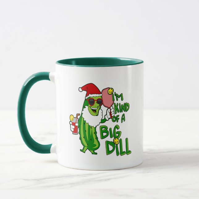 Mug Pickleball Père Noël Big Dill (Gauche)