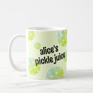 Mug Pickleball Player Gig Sports Green Custom Name