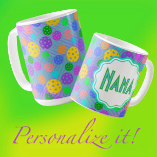 Mug Pickleball Pop Art Super personnalisé