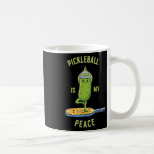 Mug Picklell Est Mon Tee De Paix Drôle Pickle Yoga Sur