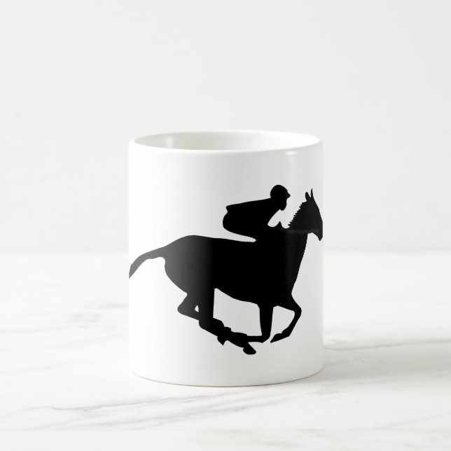 Mug Pictogramme de course hippique (Centre)