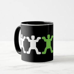 Mug Pictogramme de la figure humaine - décrochage