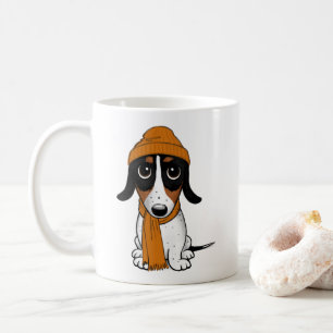Mug Piebald Dachshund   Chien Hipster mignon