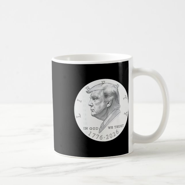 Mug Pièce de Trump un dollar  (Droite)