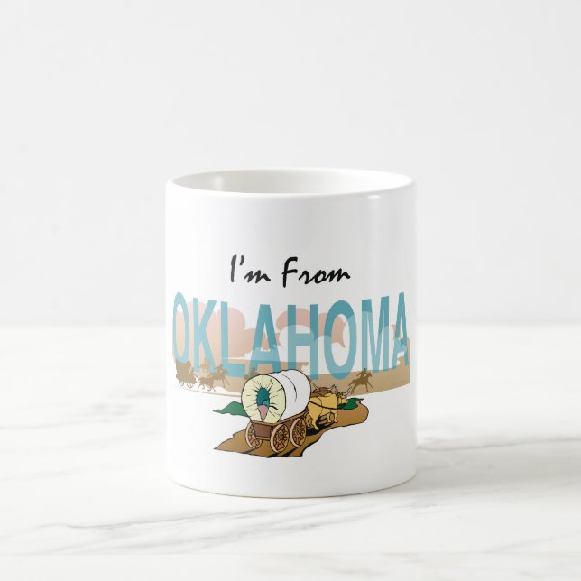 Mug PIÈCE EN T je suis de l'Oklahoma (Centre)
