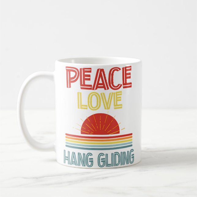 Mug Piece Love Hang Gliding Funny (Gauche)