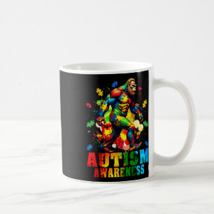 Mug Pièces Bigfoot Et Puzzle Sensibilisation sur l'aut