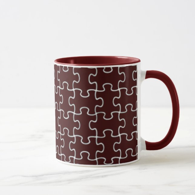 Mug pièces de puzzle couleur (Droite)