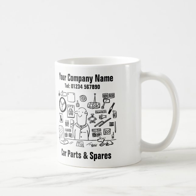 Mug Pièces et pièces détachées (Droite)