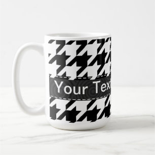 Mug Pied-de-poule noir et blanc