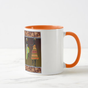 Mug Pied Tribal Africain