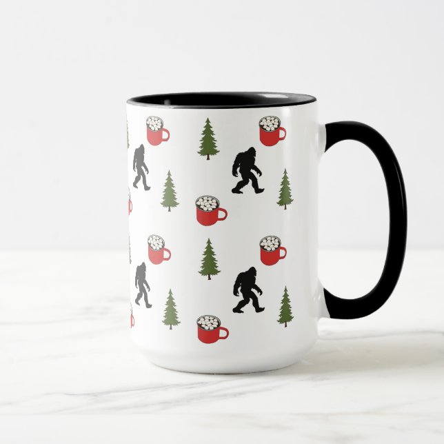 Mug Pieds Nus, Coca Chaud, Pin Tree, Motif Extérieur (Droite)