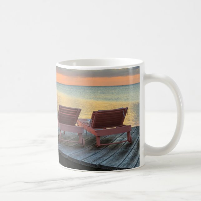Mug Pier surplombe l'océan, Belize (Droite)