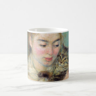 Mug Pierre-Auguste Renoir - Femme avec chat