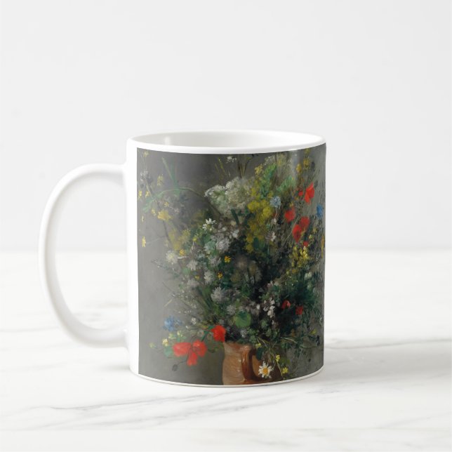 Mug Pierre-Auguste Renoir - Fleurs dans un Vase 1866 (Gauche)