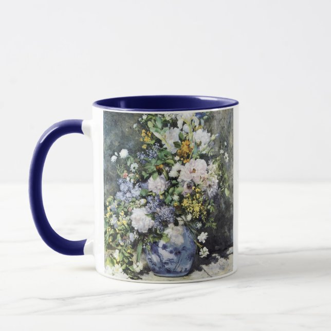 Mug Pierre-Auguste Renoir, vase de fleurs (Gauche)