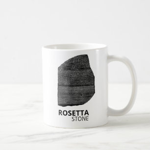 Mug Pierre de Rosette : Langue hiéroglyphique Égypte a