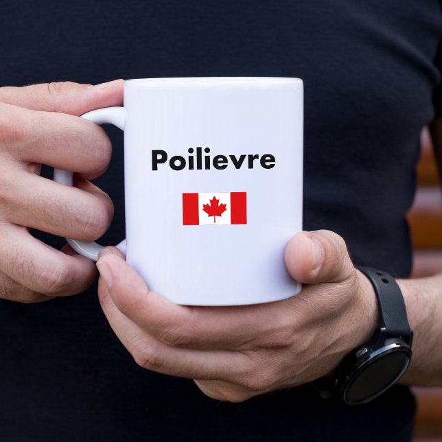 Mug Pierre Poilievre Canada Drapeau canadien Couleur c (Créateur téléchargé)