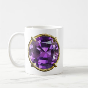 Mug Pierre précieuse violette, violette
