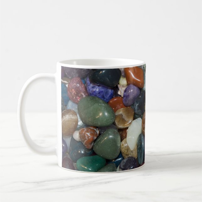 Mug Pierres colorées polies (Gauche)