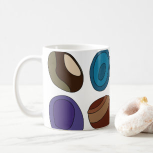 Mug Pierres d'agate colorées Guérisseur de cristal