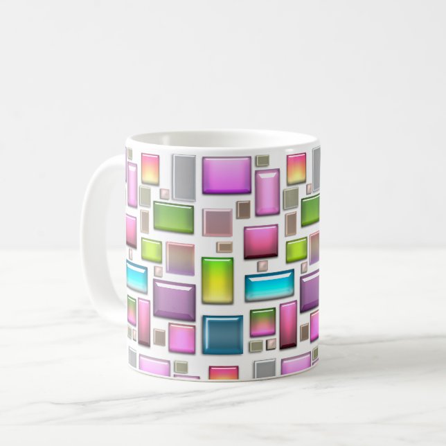 Mug Pierres précieuses et nacre  (Devant gauche)